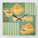 Search for coffee cup clocks Brown