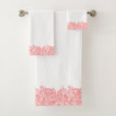 Search for coral floral bathroom accessories Elegant