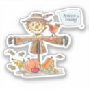 Search for cute scarecrow stickers Autumn