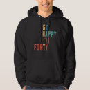Search for 40th birthday hoodies Forty