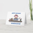 Search for special granddaughter birthday cards Cartoon