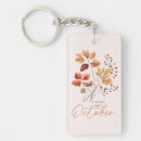 Search for october key rings Pumpkin spice