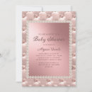 Search for pink gold and white baby shower invitations Mother to be
