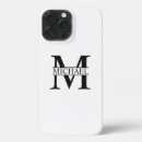 Search for minimal luxury monogrammed iphone cases For him