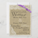 Search for country western lace wedding invitations Vintage