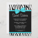 Search for zebra print sweet 16 invitations Trendy