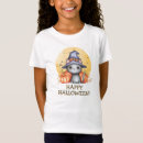 Search for black cat kids tshirts Whimsical
