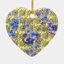 Search for forget me not christmas tree decorations Floral