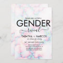 Search for rainbow gender reveal invitations Modern