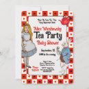 Search for mad hatter baby shower invitations Don't be late