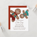 Search for gingerbread man christmas invitations Snow