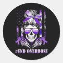 Search for awareness day stickers Overdose education