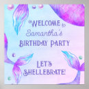 Search for mermaid party posters Purple