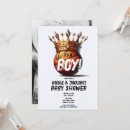 Search for king baby shower invitations Party