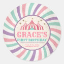 Search for pink and teal birthday stickers Girl