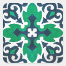 Search for green damask stickers Vintage