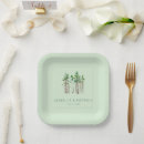Search for pine trees paper plates Minimalist