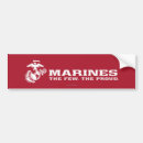 Search for us marine corps bumper stickers The few the proud