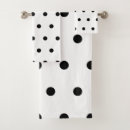 Search for black and white polka dot bath towels Classic