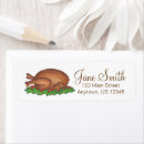 Search for thanksgiving turkey return address labels Dinner