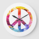 Search for peace sign clocks 70s