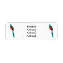 Search for cartoon animal return address labels Bird