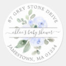 Search for baby shower return address stickers Floral