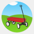 Search for wagons stickers Red wagon