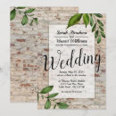 Search for brick wedding invitations Vintage