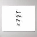 Search for do what you love posters Inspirational
