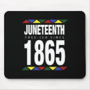 Search for 1865 mouse mats Juneteenth freedom day