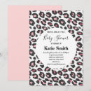 Search for cheetah print baby shower invitations Elegant