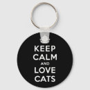 Search for love of cats key rings Cat lovers