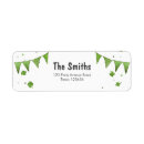Search for st patrick day return address labels Clover