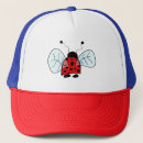 Search for blue wing hats Illustration