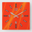 Search for orange clocks Red