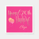 Search for happy birthday napkins Hot pink