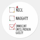 Search for guilty stickers President