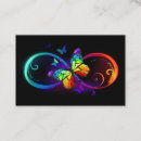 Search for infinity business cards Rainbow