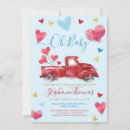 Search for valentines baby shower invitations Red hearts
