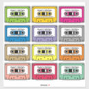 Search for audio cassette tapes stickers Music