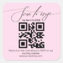 Search for qr code wedding stickers Pink