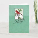 Search for red cardinal bird cards Green