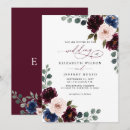 Search for burgundy and navy invitations Blush