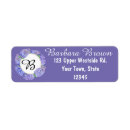 Search for purple lilacs return address labels Flowers