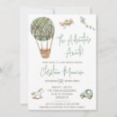 Search for kite baby shower invitations Hot air balloon