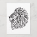 Search for zen doodle postcards Lion