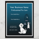 Search for dog boarding flyers Pet sitter