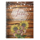 Search for sunflower notebooks Rustic