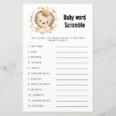 Search for baby shower word scramble Whimsical